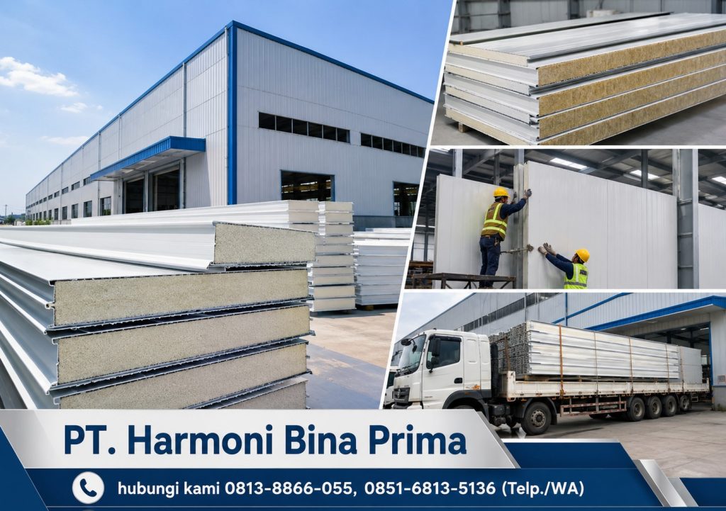 Distributor Sandwich Panel - harmoni bina prima