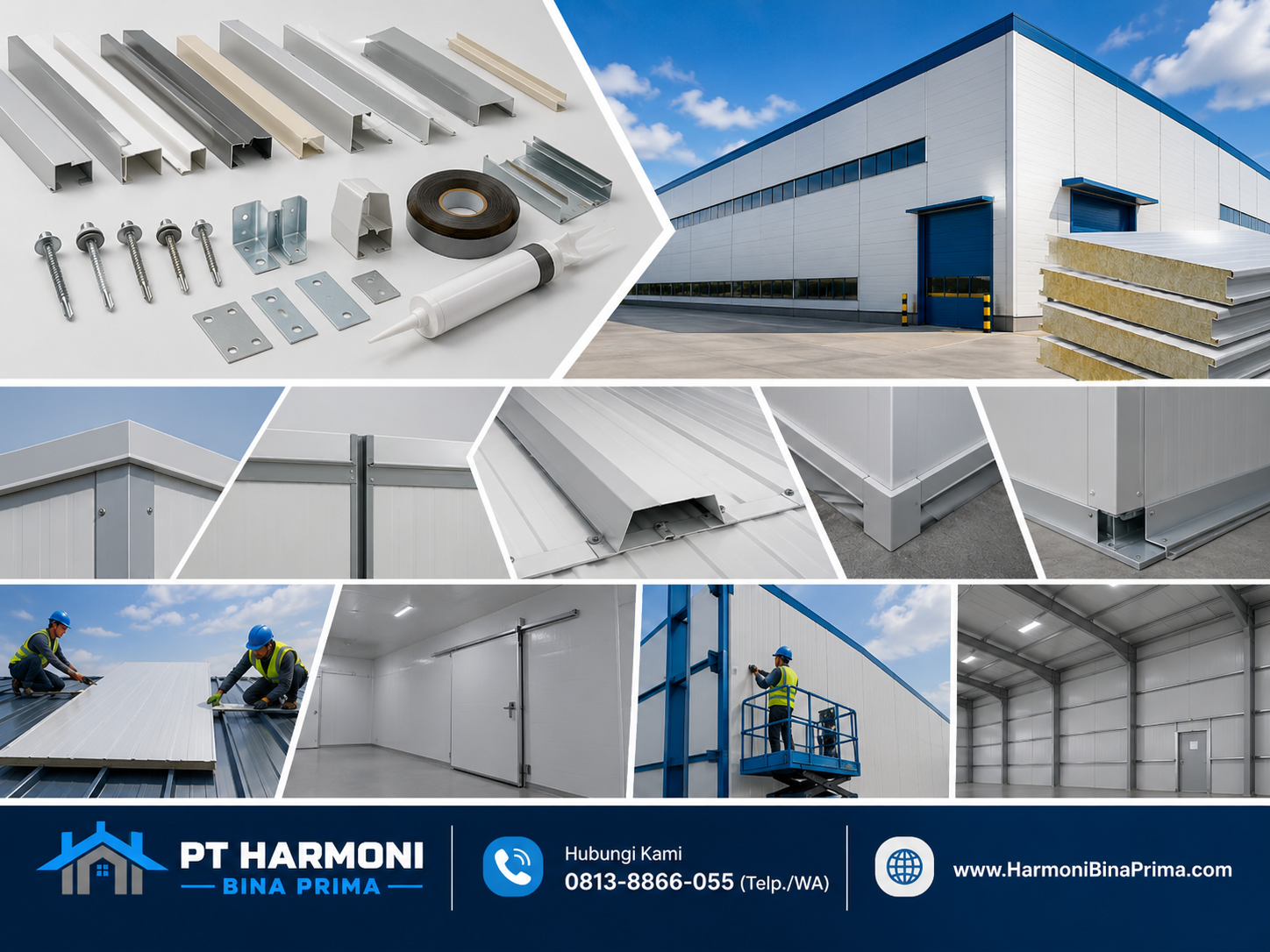 aksesoris sandwich panel PT Harmoni Bina Prima