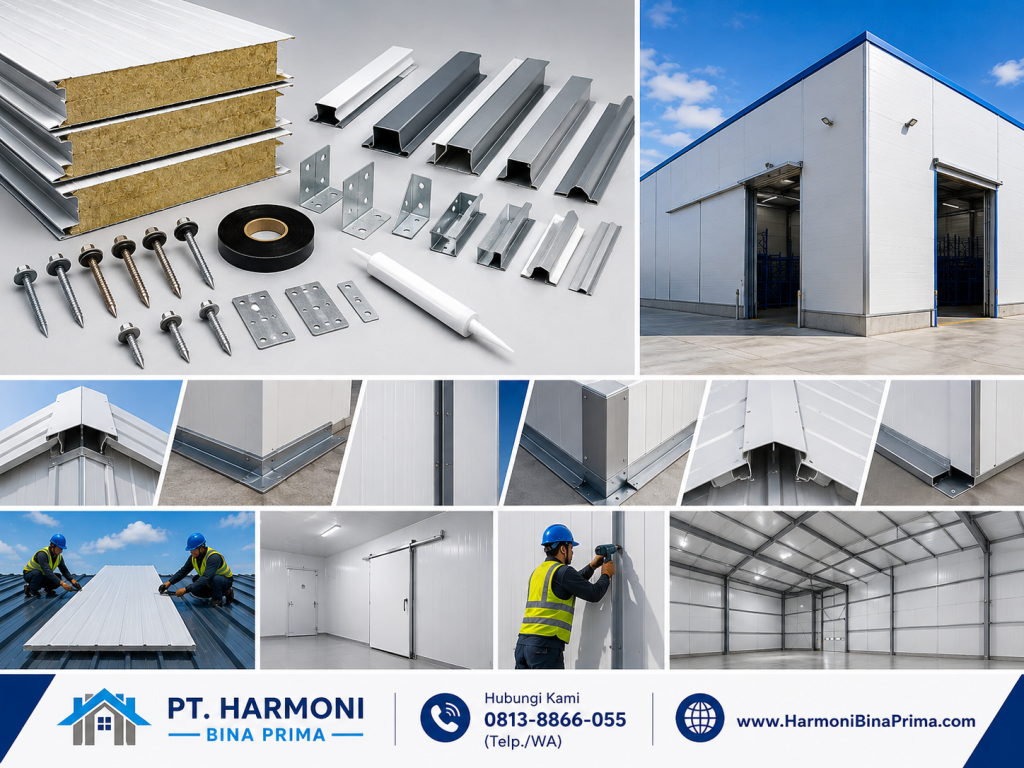 harga sandwich panel untuk dinding dan atap